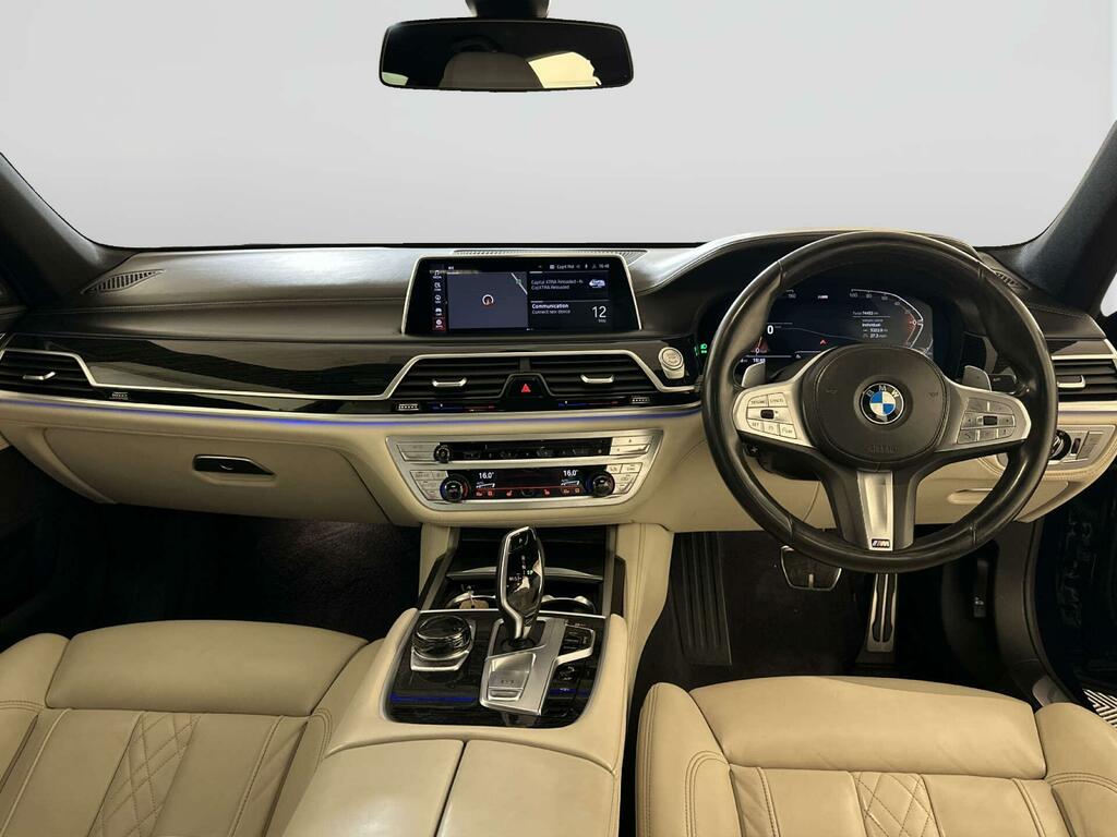 BMW 7 Series 3.0 740D Mht M Sport Saloon Hybrid Blue #2