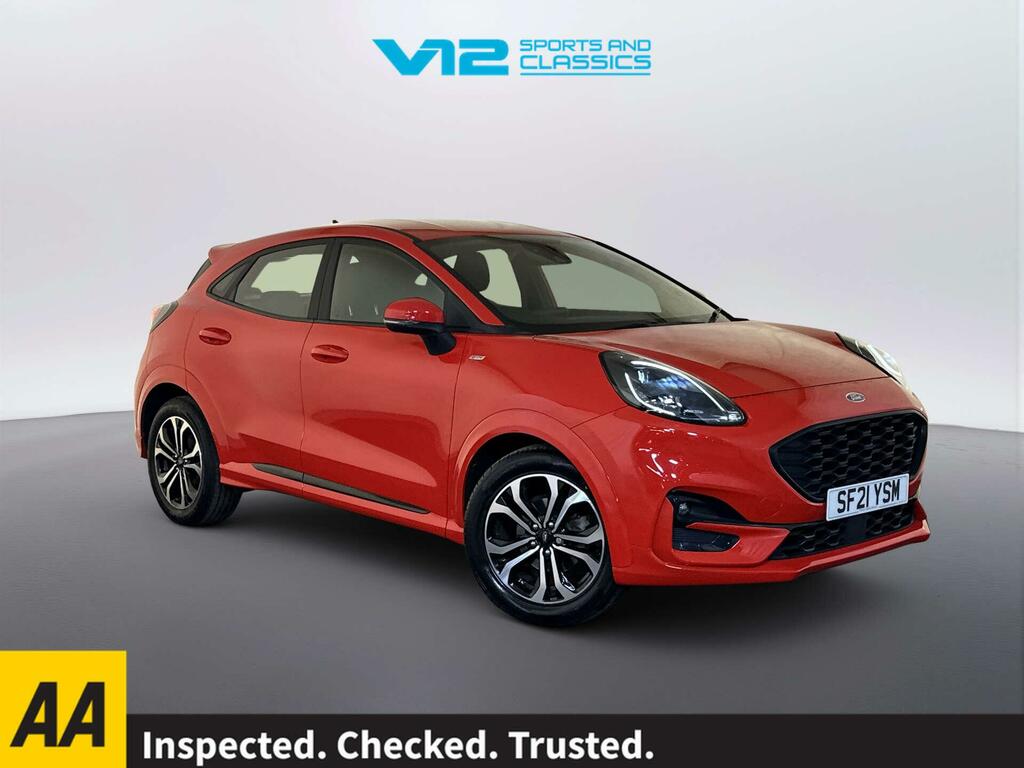 Ford Puma 1.0T Ecoboost Mhev St-line Suv E Red