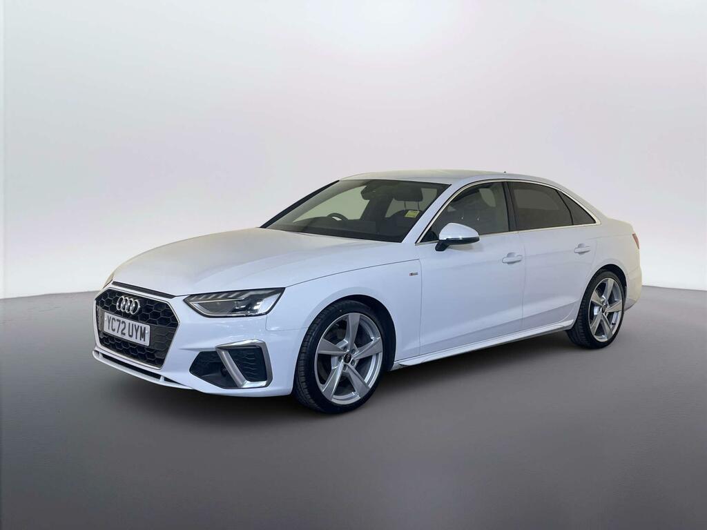 Audi A4 2.0 Tfsi 35 S Line Saloon S Tronic Euro White #4