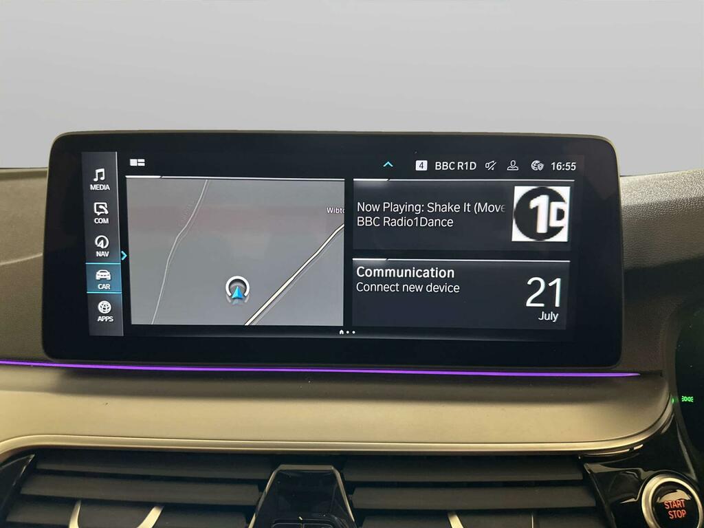 BMW 5 Series 530E Se White #18