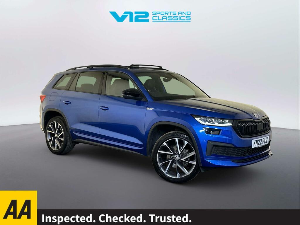 Skoda Kodiaq 1.5 Tsi Act Sportline Suv Dsg Euro 6 S Blue