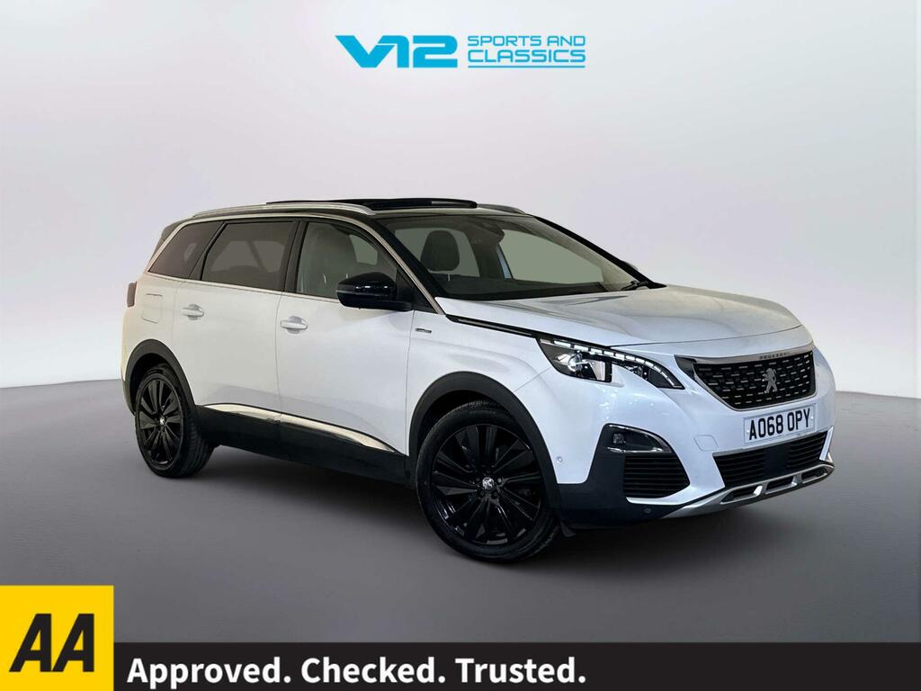 Peugeot 5008 1.5 Bluehdi Gt Line Premium Suv White