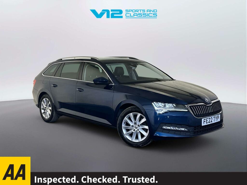 Skoda Superb 2.0 Tdi Se Technology Estate Eur Blue
