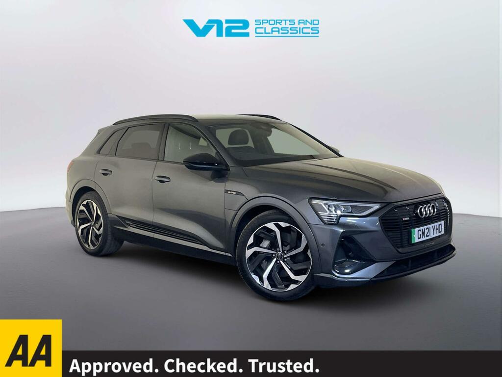 Audi E-tron 55 Black Edition Suv Quattro 95K Grey