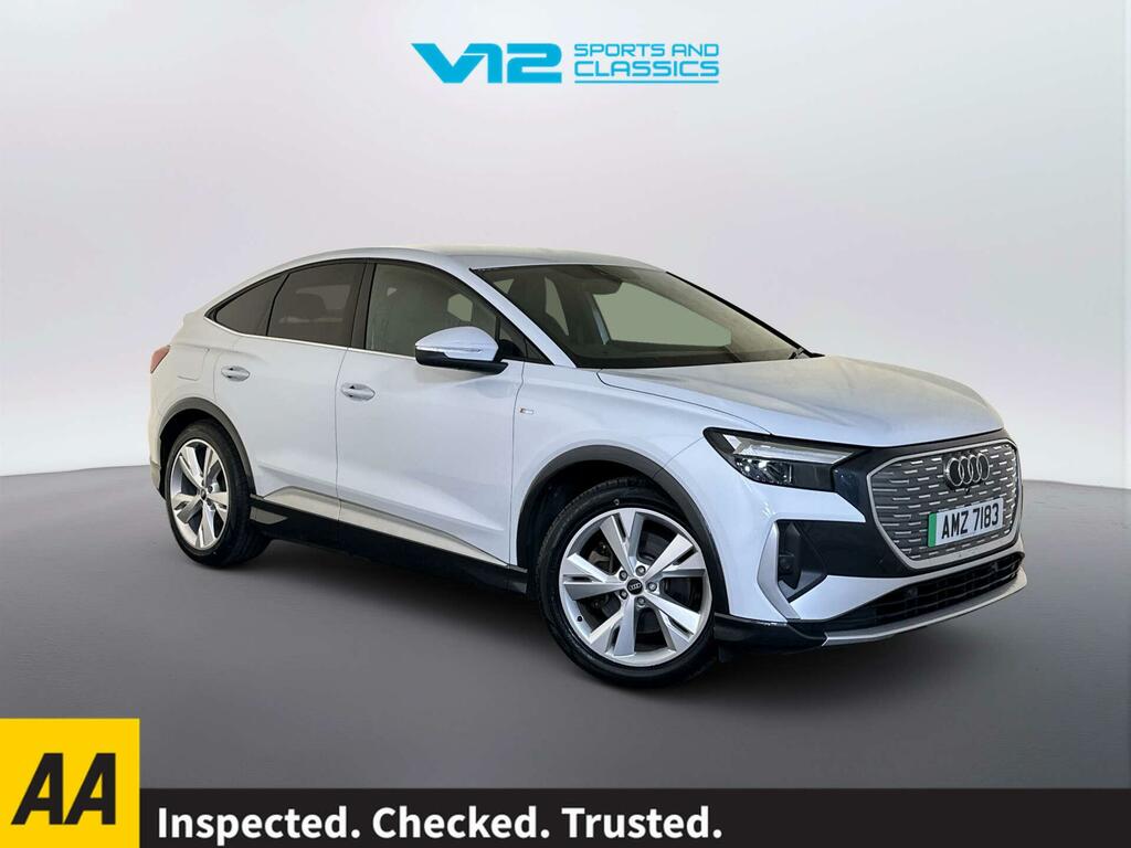 Audi Q4 E Tron 40 S Line Sportback 82Kwh 204 P White
