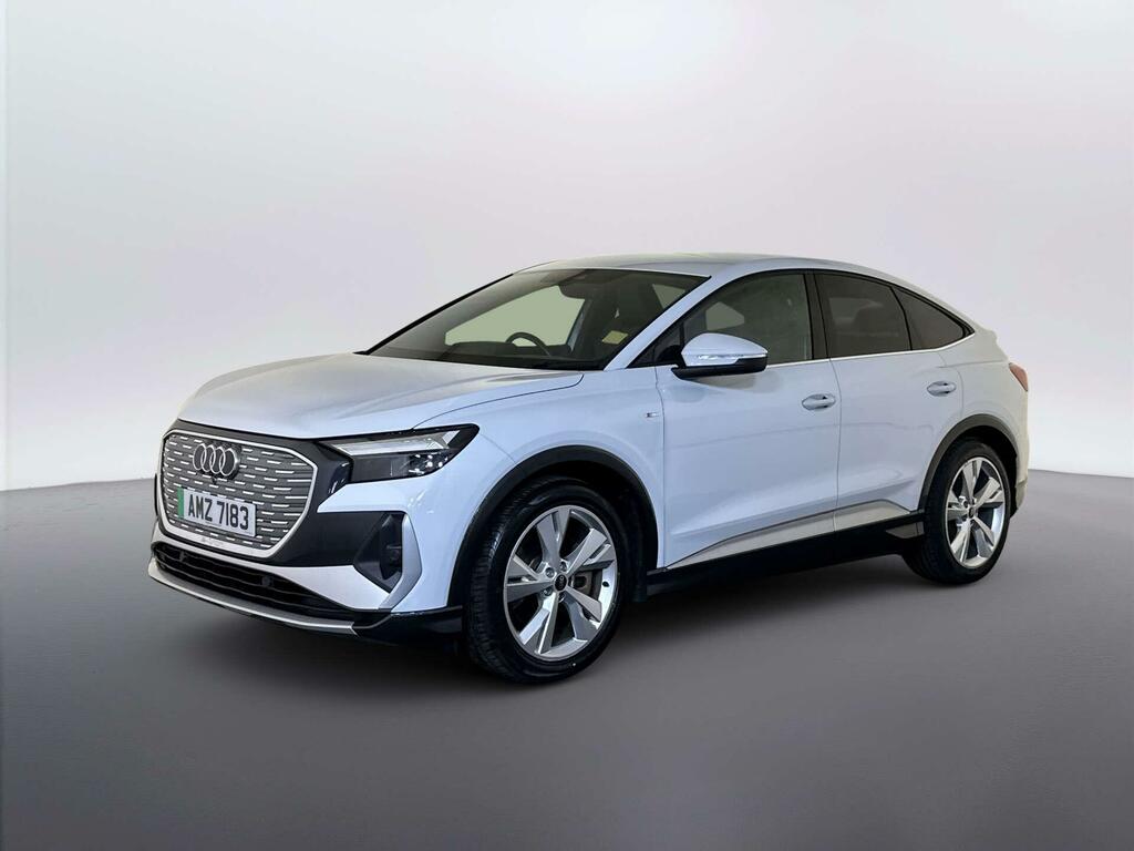 Audi Q4 E Tron 40 S Line Sportback 82Kwh 204 P White #4
