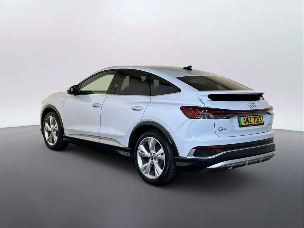 Audi Q4 E Tron 40 S Line Sportback 82Kwh 204 P White #6