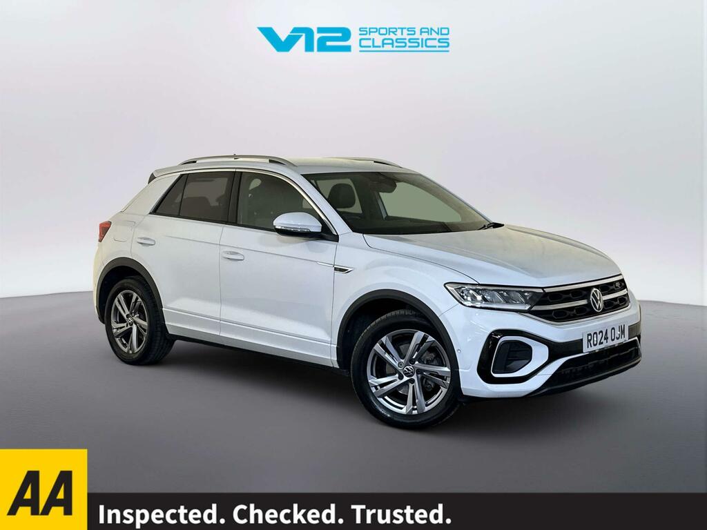 Volkswagen T-Roc 1.5 Tsi R-line Suv Dsg Euro 6 Ss 15 White