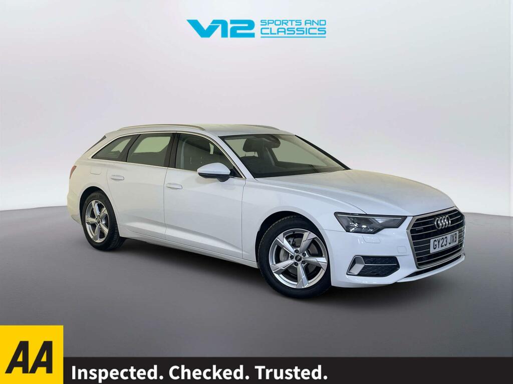 Audi A6 Avant 2.0 Tdi 40 Sport Estate S Tronic Quattr White
