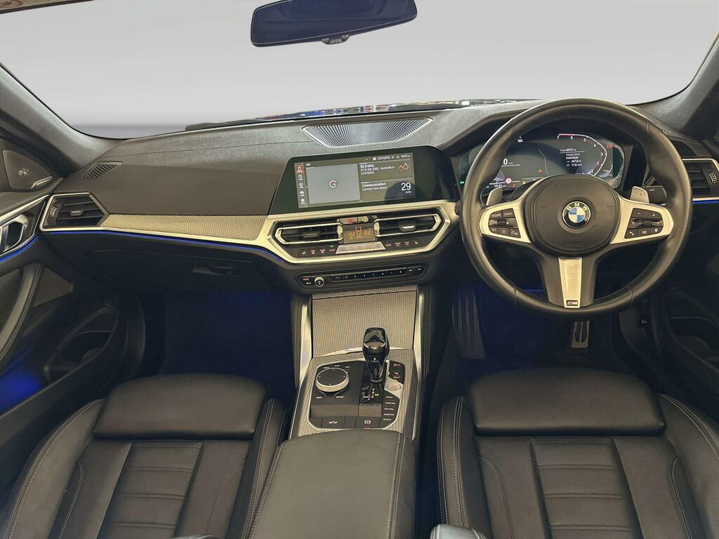 BMW 4 Series 2.0 420I M Sport Convertible Euro Black #2
