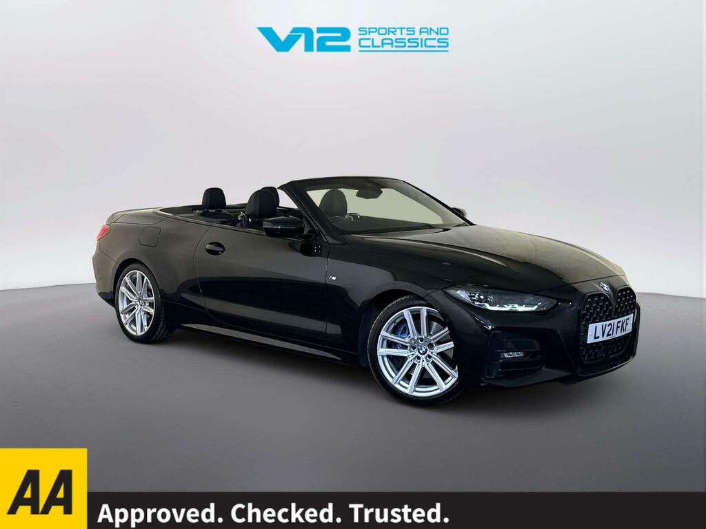 BMW 4 Series 2.0 420I M Sport Convertible Euro Black