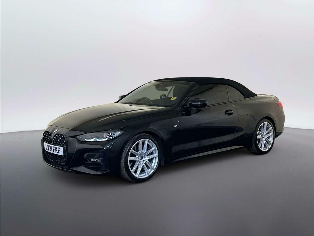 BMW 4 Series 2.0 420I M Sport Convertible Euro Black #4