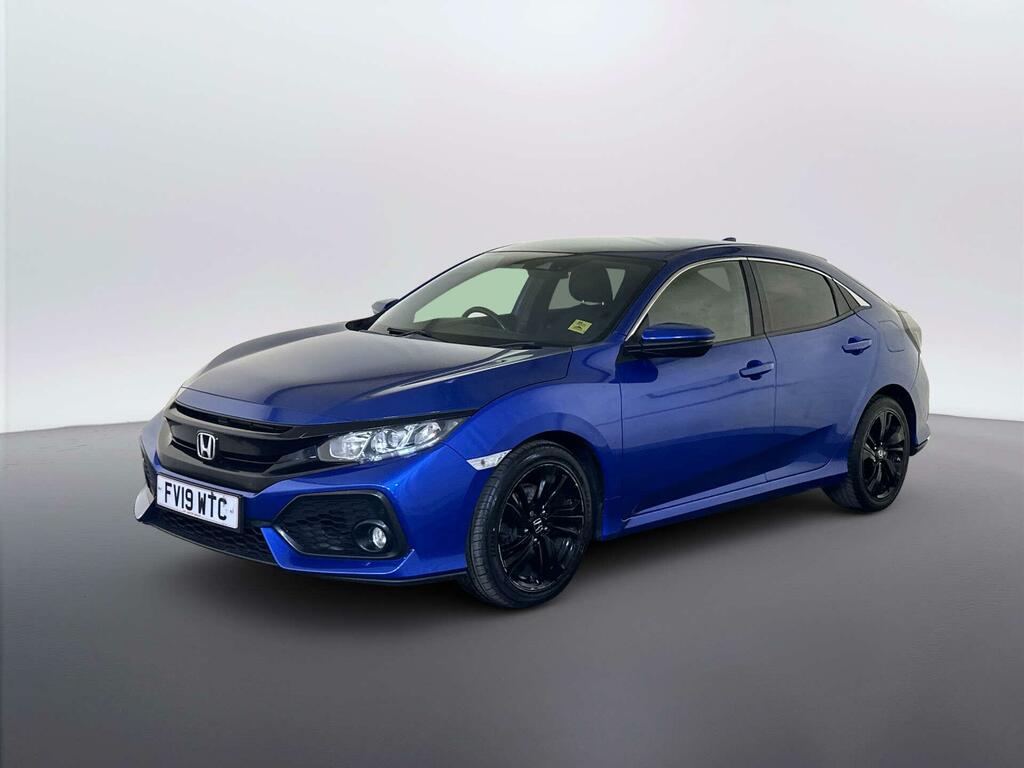 Honda Civic 1.6 I-dtec Sr Hatchback Euro 6 S Blue #4