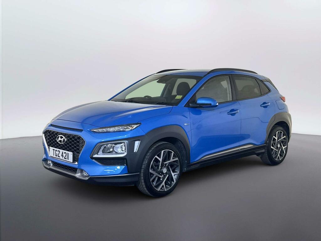 Hyundai Kona 1.6 H-gdi Premium Suv Hybrid Dct Euro 6 Blue #4