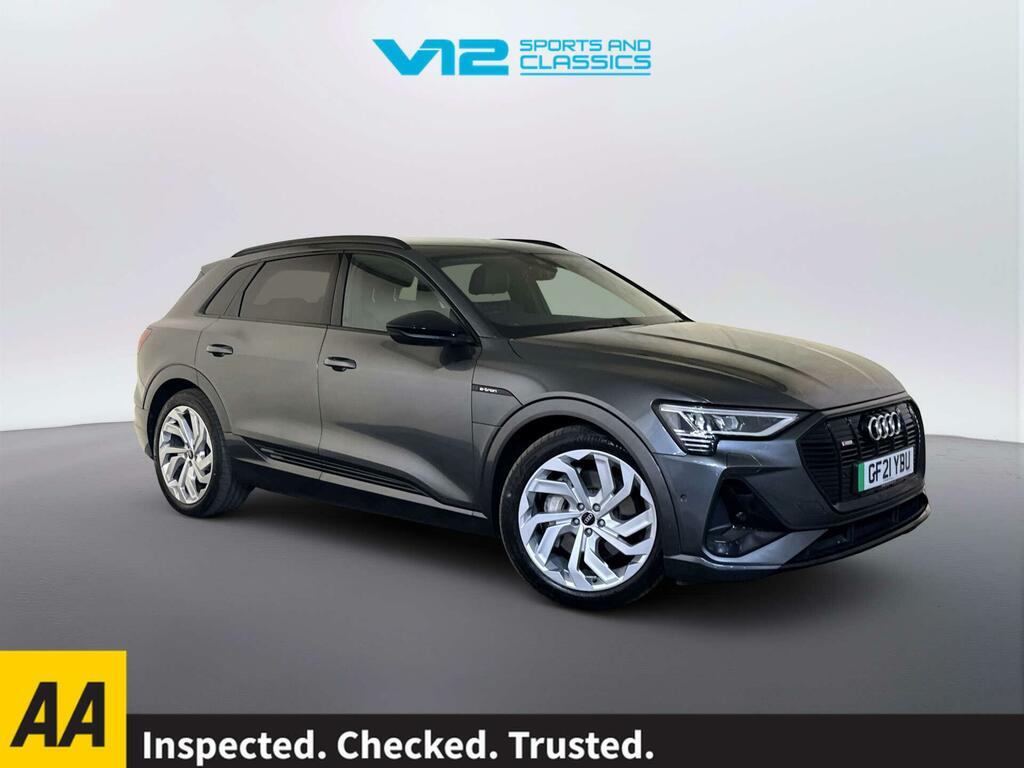 Audi E-tron 55 Black Edition Suv Quattro 95K Grey