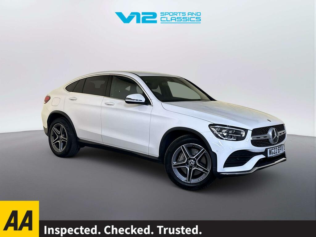Mercedes-Benz GLC Class 2.0 Glc220d Amg Line Coupe G-tronic 4M White