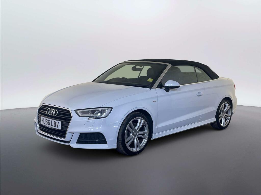 Audi A3 Cabriolet 2.0 Tdi S Line Convertible Euro White #4
