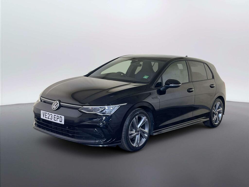 Volkswagen Golf 1.5 Etsi Mhev R-line Hatchback Hybrid D Black #4