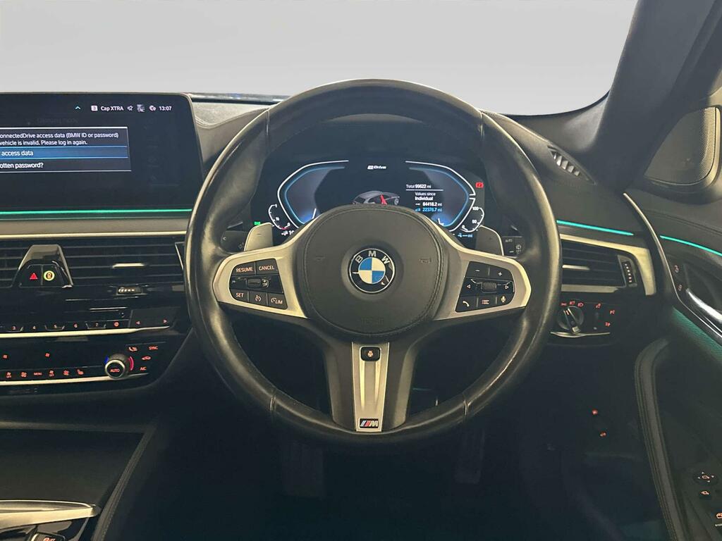 BMW 5 Series 520D Mht M Sport Step Pro Pack White #14