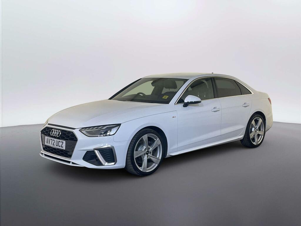 Audi A4 2.0 Tfsi 35 S Line Saloon S Tronic Euro White #4