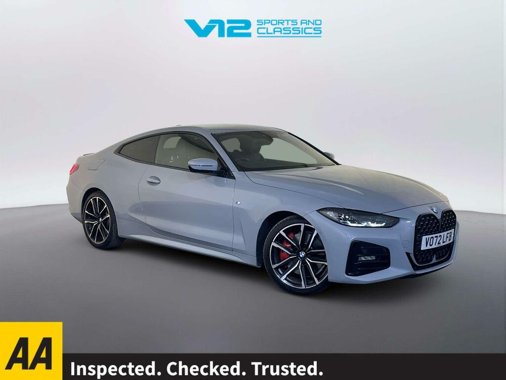 BMW 4 Series Gran Coupe 2.0 420D Mht M Sport Coupe Hybrid Grey