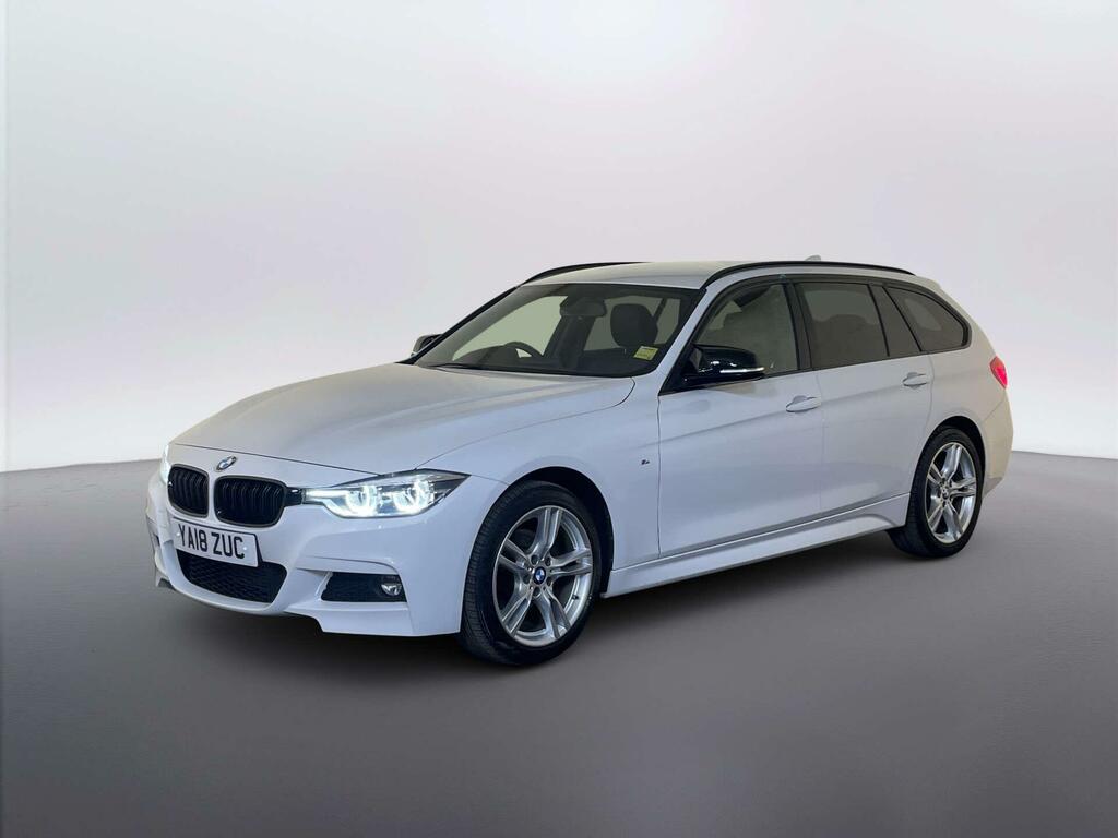 BMW 3 Series 2.0 320D M Sport Touring Xdrive Eu White #4