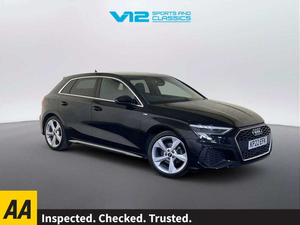 Audi A3 1.5 Tfsi 35 S Line Sportback Eur Black