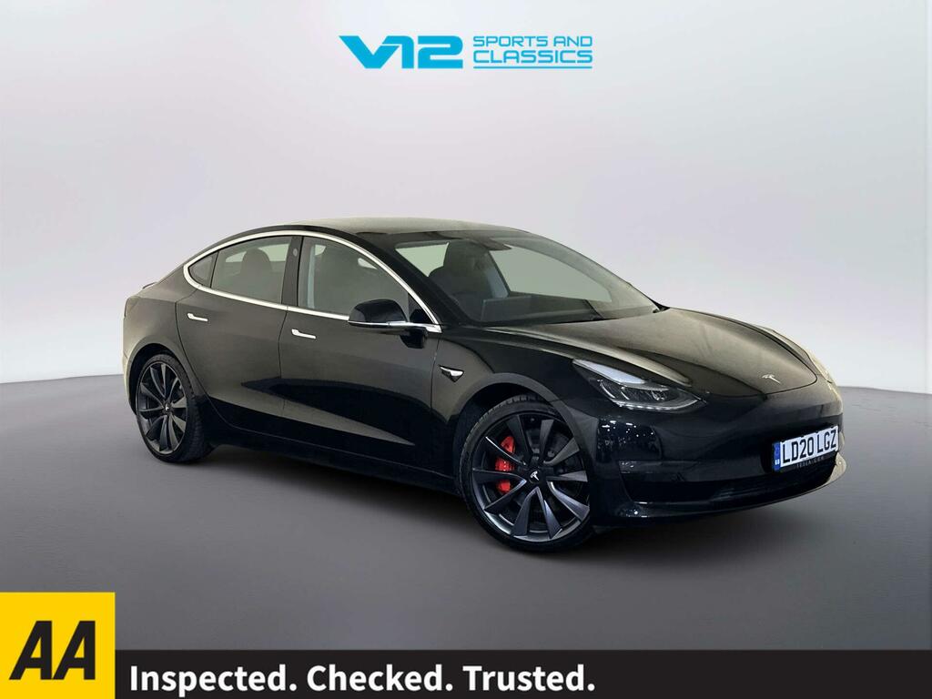 Tesla Model 3 Dual Motor Performance Saloon Black