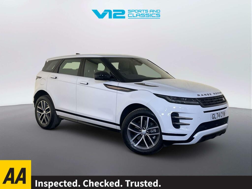 Land Rover Range Rover Evoque 2.0 D165 Mhev Dynamic Se Suv 4Wd E White