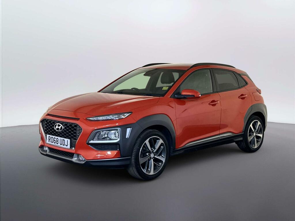 Hyundai Kona 1.0 T-gdi Blue Drive Premium Se Suv Man Orange #4