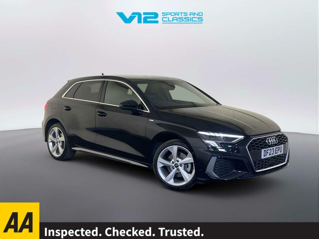 Audi A3 1.4 Tfsie 40 S Line Sportback Plug-in H Black
