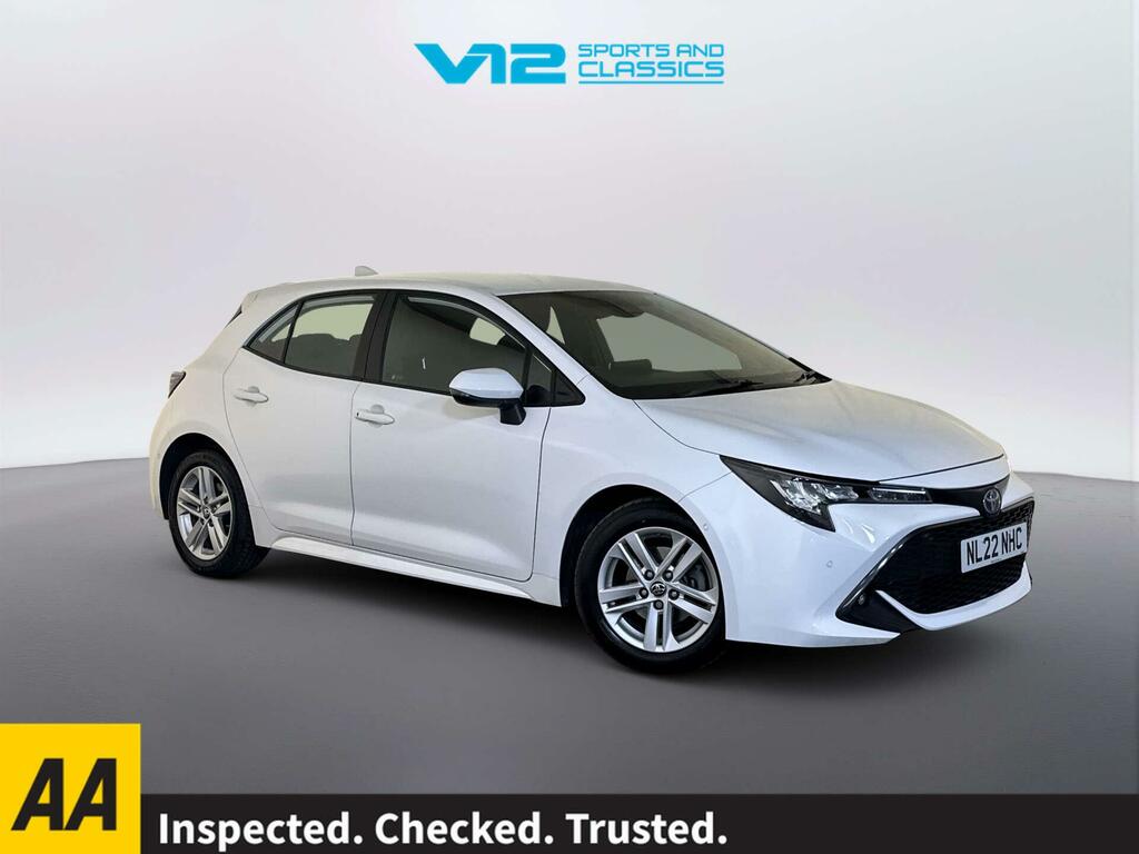 Toyota Corolla 1.8 Vvt-h Gpf Icon Tech Hatchback Hybri White