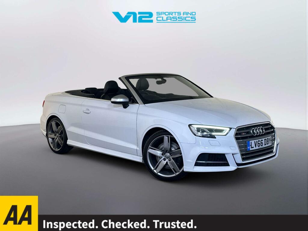 Audi S3 2.0 Tfsi Cabriolet S Tronic Quattro Eur White