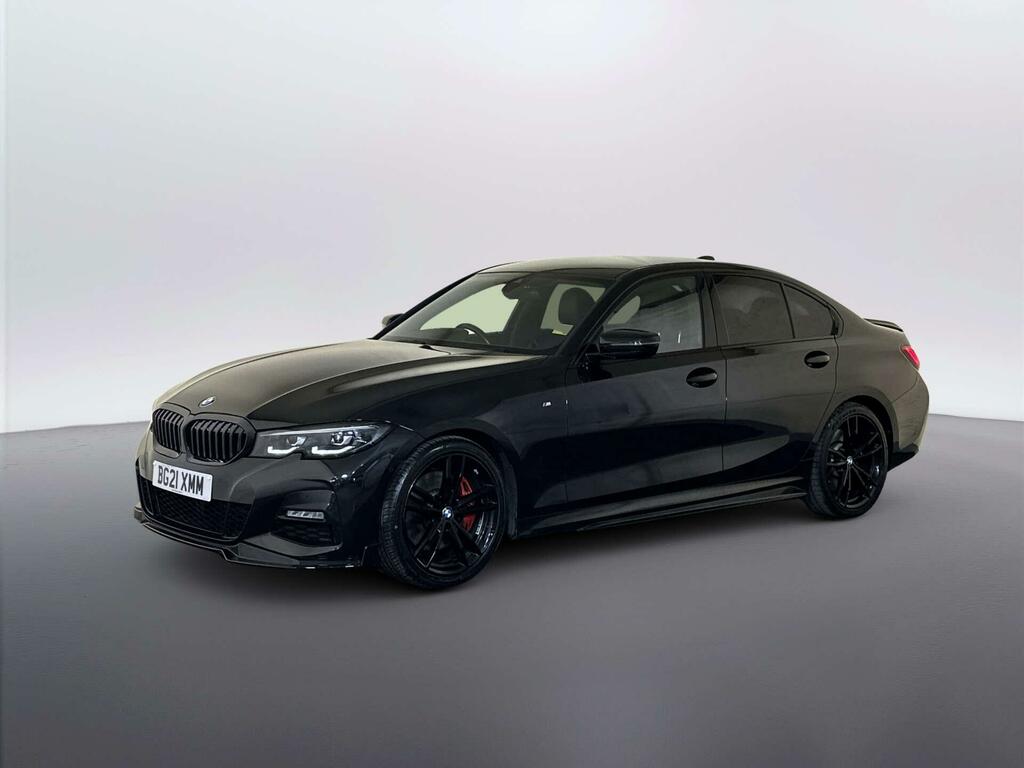 BMW 3 Series 2.0 320D Mht M Sport Saloon Hybrid Black #4