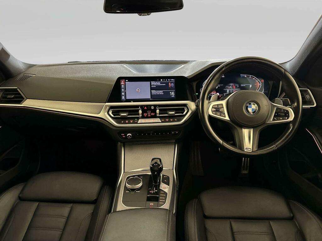 BMW 3 Series 2.0 320D Mht M Sport Saloon Hybrid Black #2