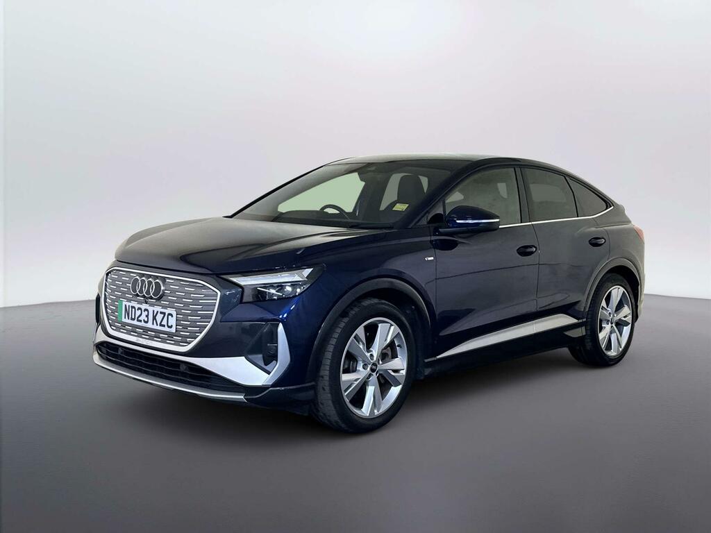 Audi Q4 E Tron 40 S Line Sportback 82Kwh 204 P Blue #4