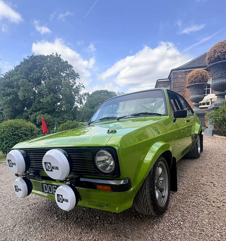 Ford Escort Extensively Upgraded Fast Road Historic Rally Ca Green #3