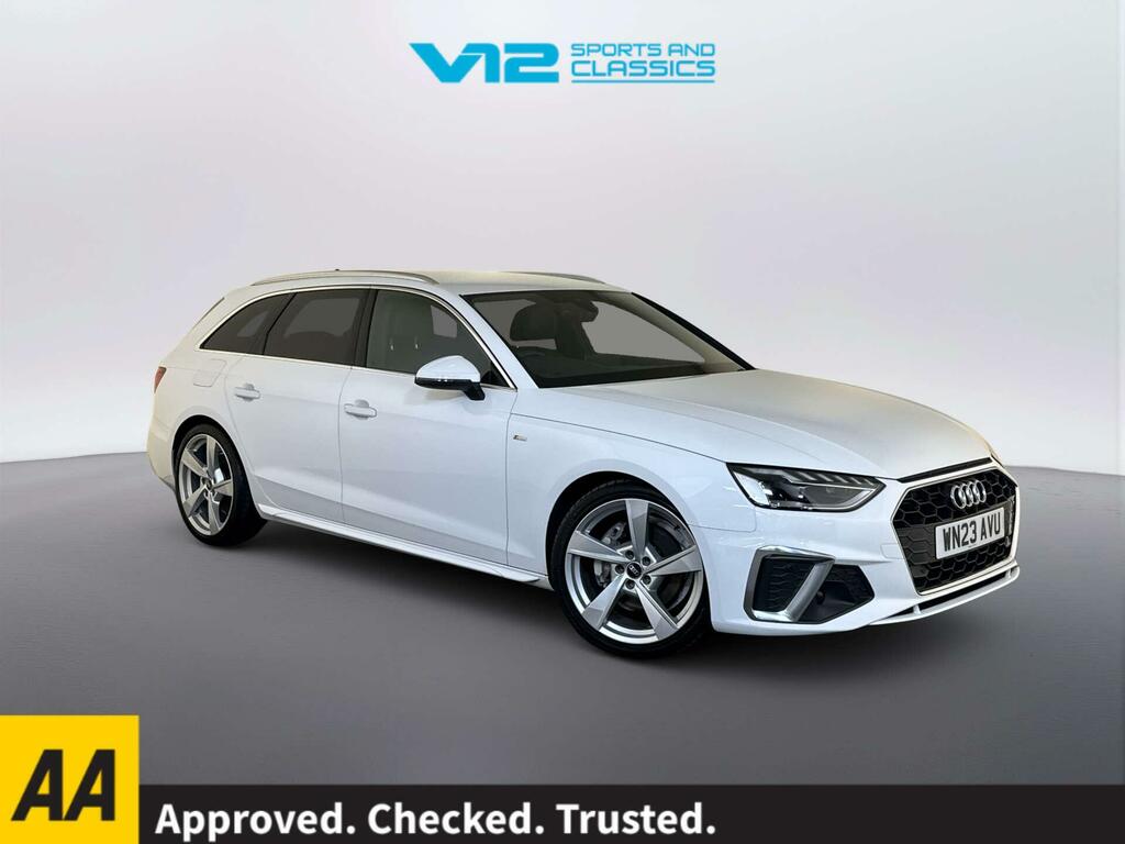 Audi A4 Avant 2.0 Tfsi 40 S Line Estate S Tronic Euro White