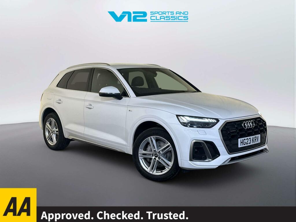 Audi Q5 2.0 Tfsi 45 S Line Suv S Tronic Quattro White
