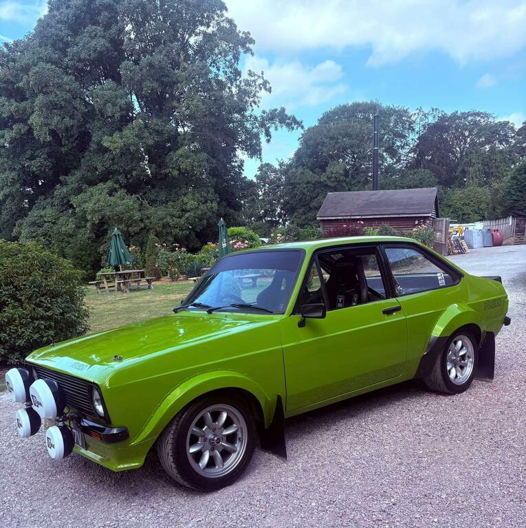 Ford Escort Extensively Upgraded Fast Road Historic Rally Ca Green #64