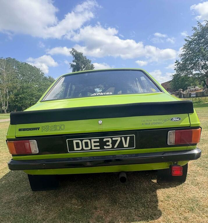 Ford Escort Extensively Upgraded Fast Road Historic Rally Ca Green #20