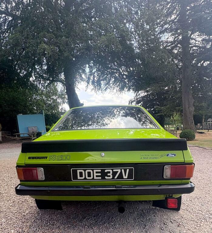 Ford Escort Extensively Upgraded Fast Road Historic Rally Ca Green #19
