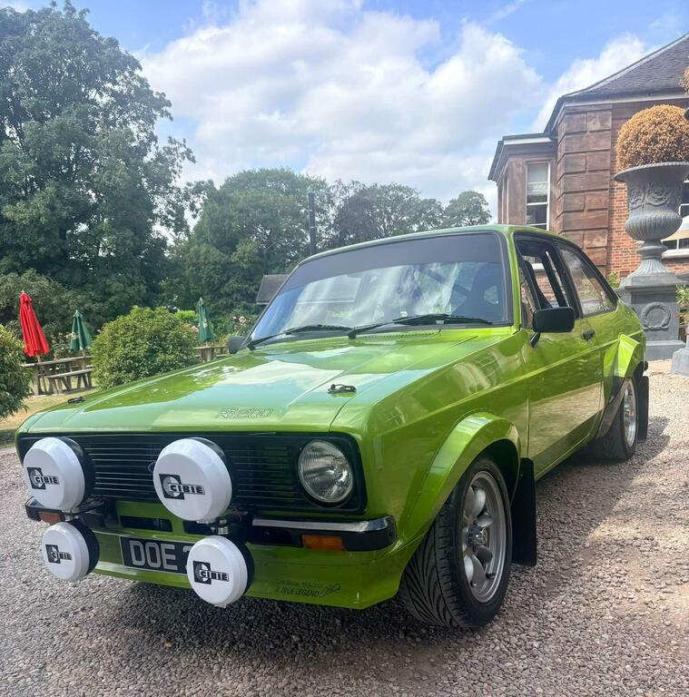 Ford Escort Extensively Upgraded Fast Road Historic Rally Ca Green #8