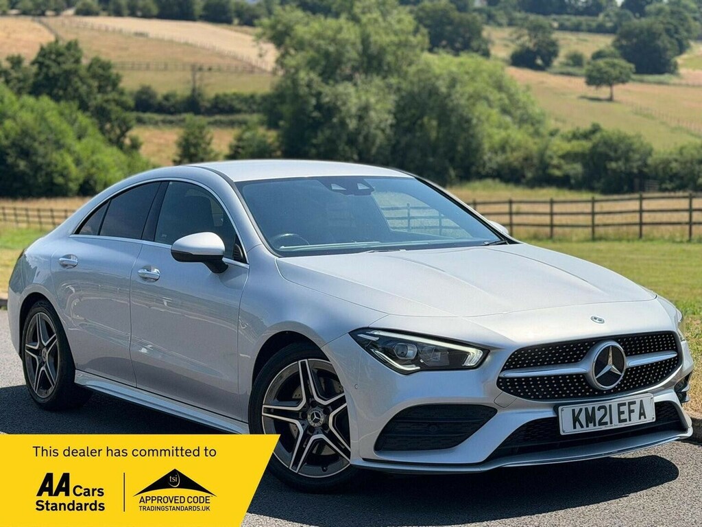 Mercedes-Benz CLA Class 2.0 Cla220d Amg Line Premium 2 Coupe 8G-dct Euro Silver