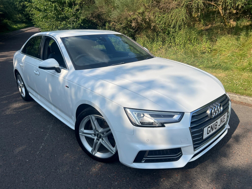 Audi A4 1.4 Tfsi S Line Euro 6 Ss GN18JKE White #5