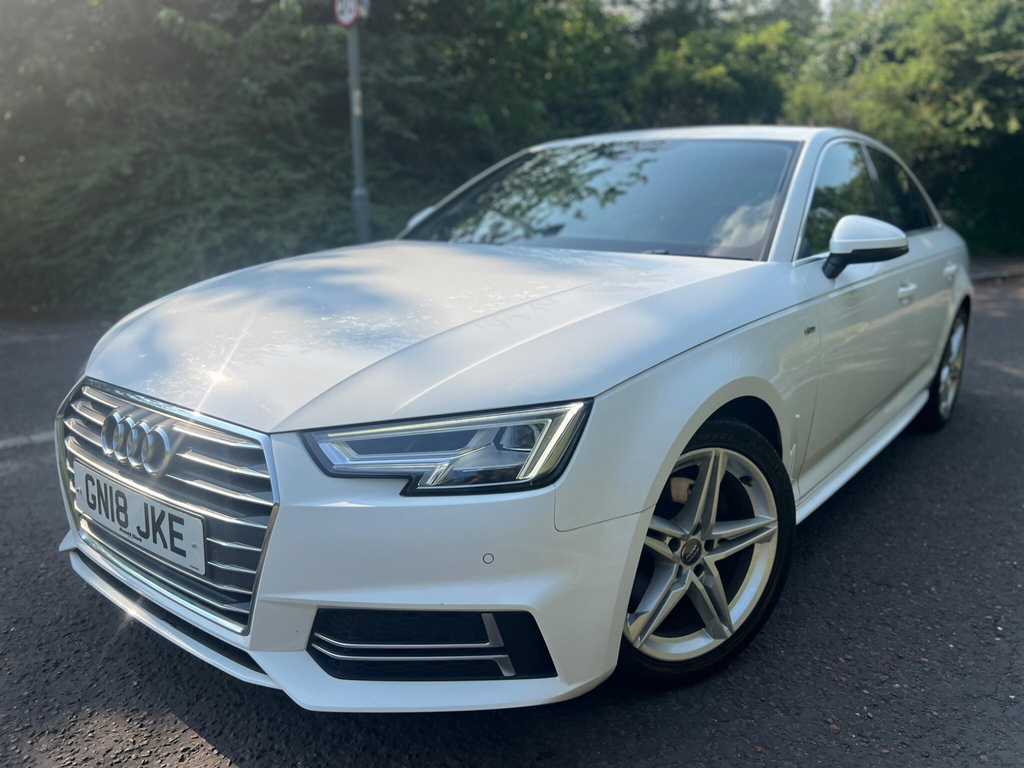Audi A4 1.4 Tfsi S Line Euro 6 Ss GN18JKE White #3
