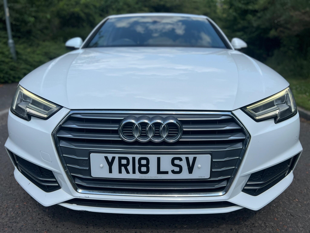Audi A4 1.4 Tfsi S Line Euro 6 Ss YR18LSV White #2