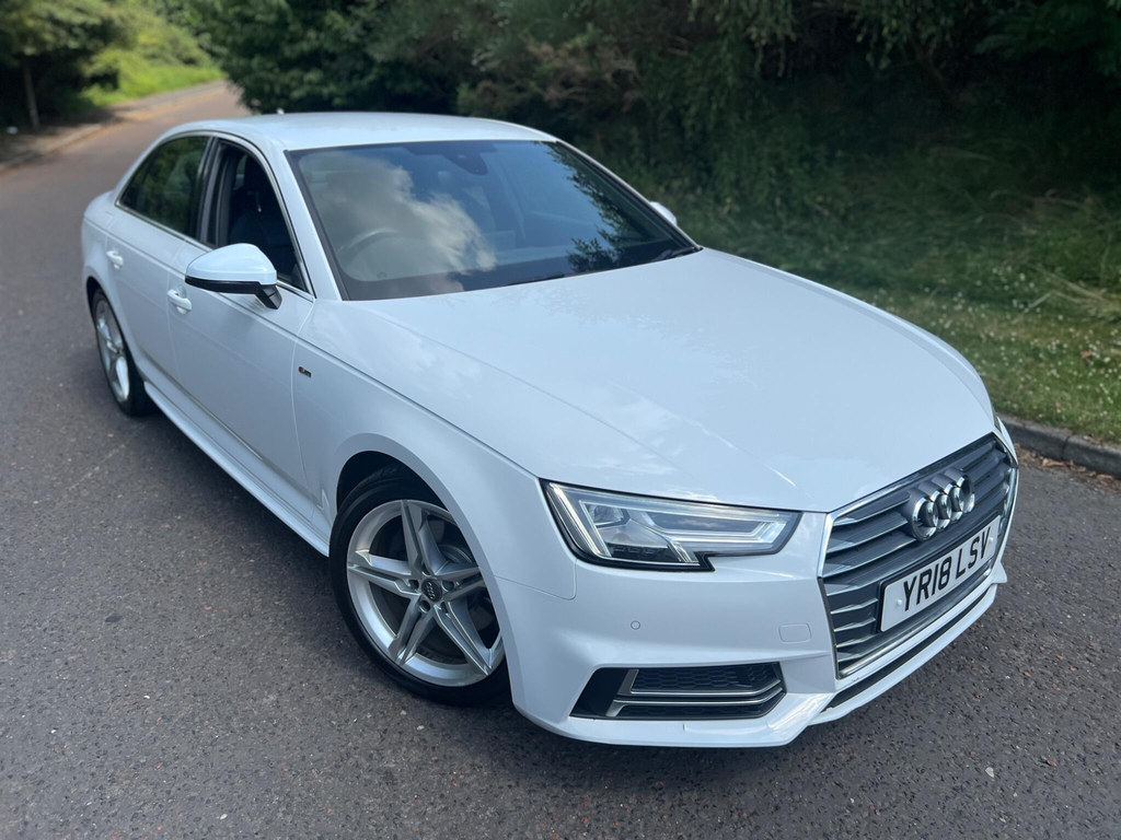 Audi A4 1.4 Tfsi S Line Euro 6 Ss YR18LSV White #5