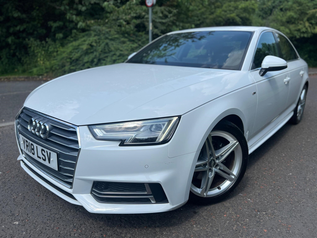 Audi A4 1.4 Tfsi S Line Euro 6 Ss YR18LSV White #3