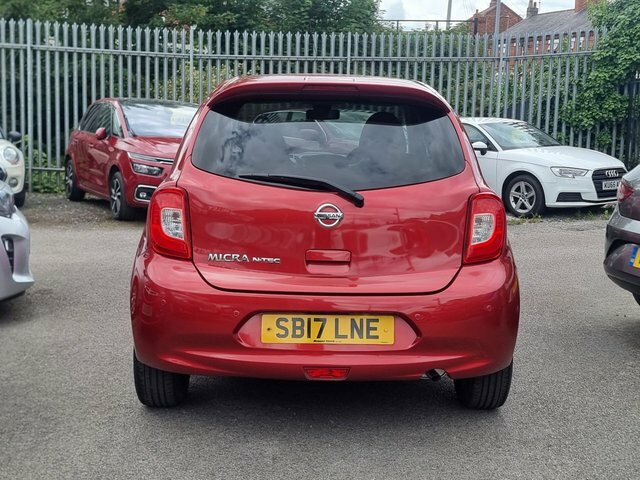 Nissan Micra 1.2 N-tec Hatchback Euro 6 80 P Red #5